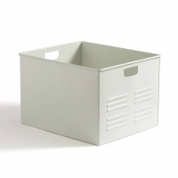 Ящик Металлический HIBA единый размер белый LA REDOUTE INTERIEURS  фото, kupilegko.ru